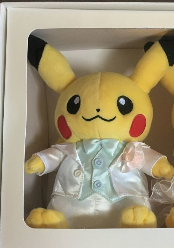 Pikachu Precious Wedding Pokemon Center Original Plush June Bride