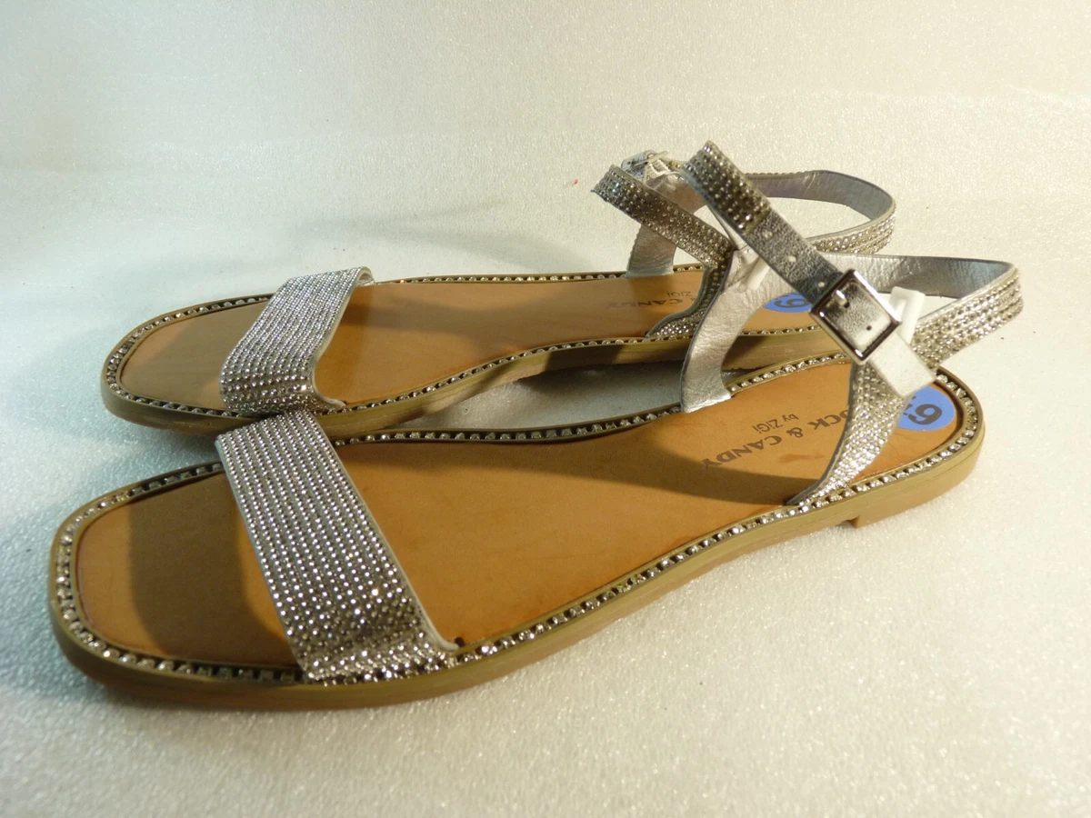 Rock and candy shop flat sandals