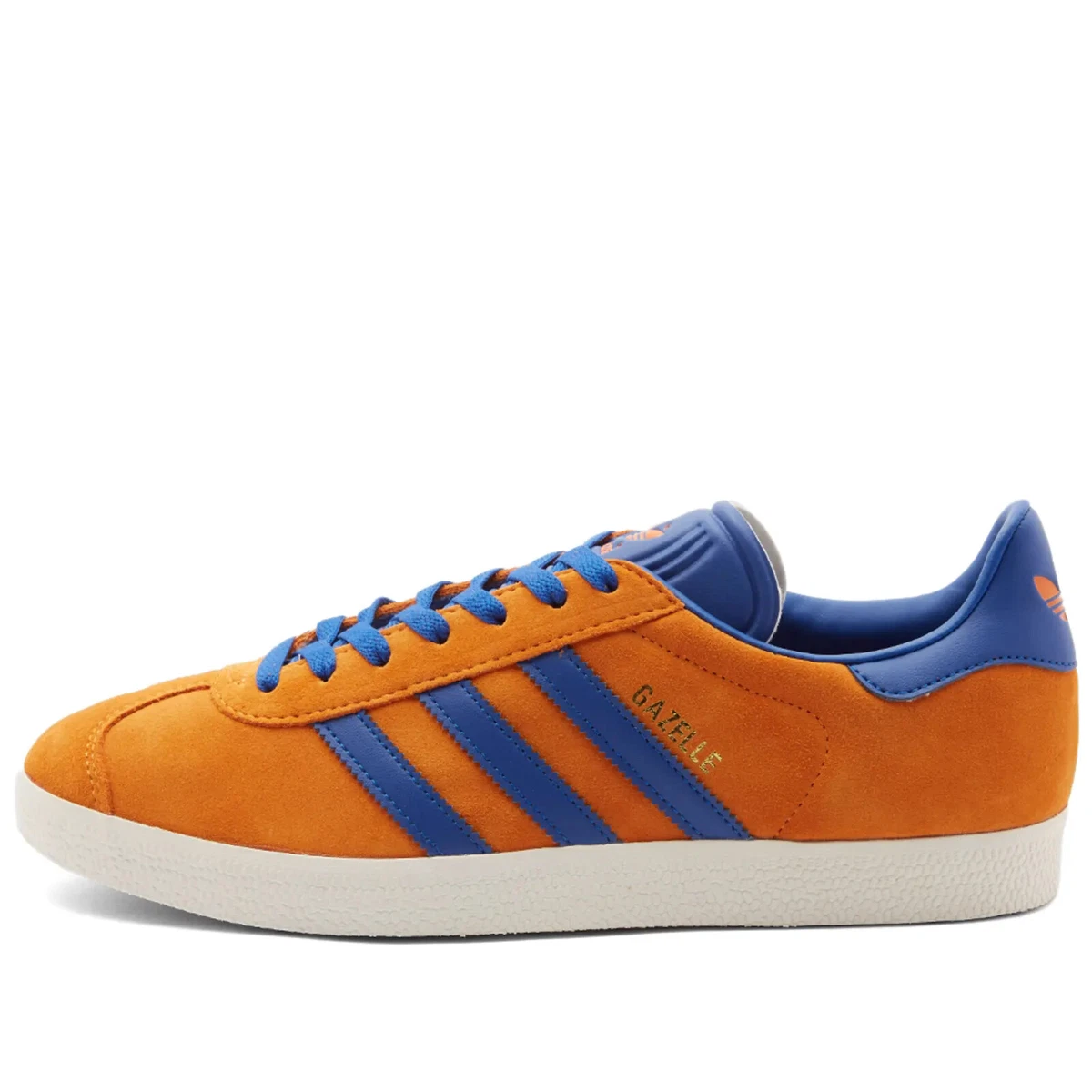Adidas Hombre Originals Gazelle Zapatillas En Naranja y Azul eBay