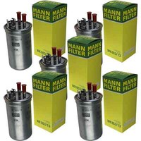 5X Mann-Filter Kraftstofffilter Fuel Filter WK 853/13