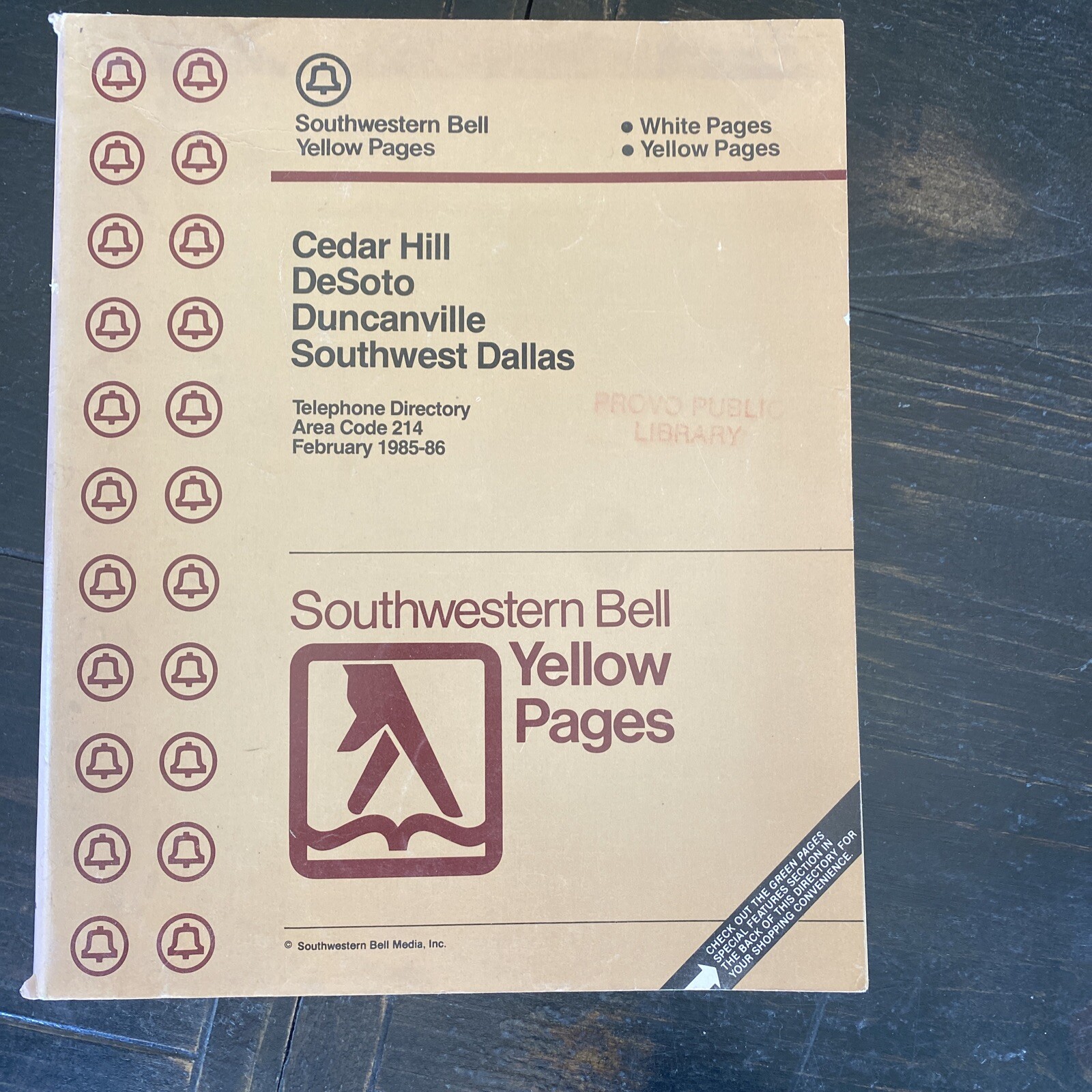 1984, Cedar Hill, Desoto, Southwest Dallas, TX, Telephone Directory