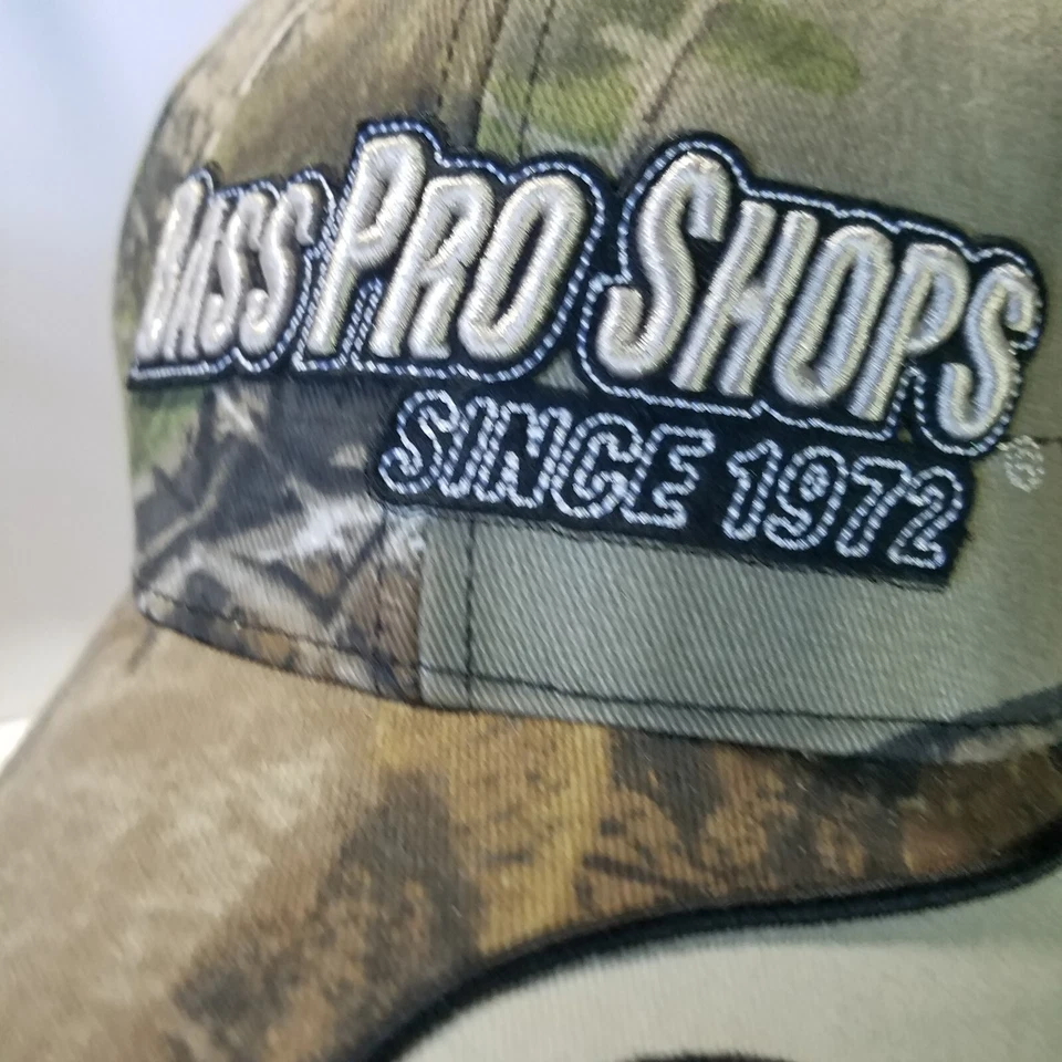 Gorra de béisbol Bass Pro Shops correa ajustable árbol real Foto 3 de 4