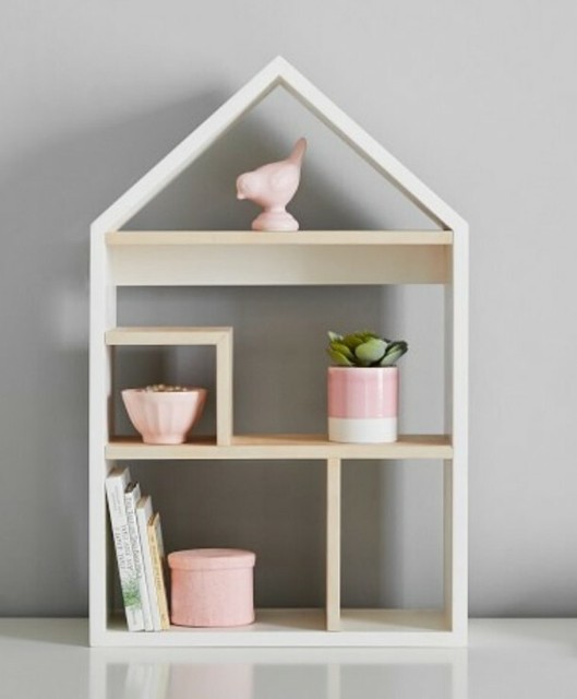 kids house bookshelf