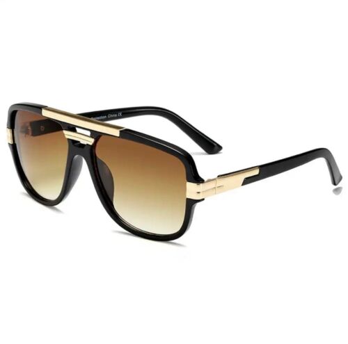 Brand Design Herren Sonnenbrille Vintage männlich quadratisch Sonnenbrille Luxus Farbverlauf - Bild 1 von 6