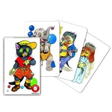 Black Peter playing cards 31 cards Fekete Péter Schwarzer Peter Old Maid