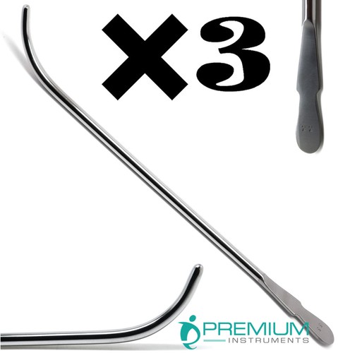 3× Van Buren Sounds Urethral No. 22FR OB/GYN Curved Surgical ...