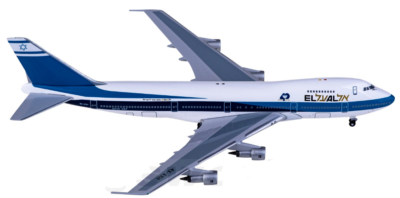 1:400 AeroClassics El Al BOEING 747-200 Passenger Aircraft Diecast