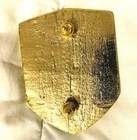 DREDD THE MOVIE SHIELD BADGE HALLOWEEN PROP COSPLAY LIFE SIZE METAL GOLD PLATED — photo 2