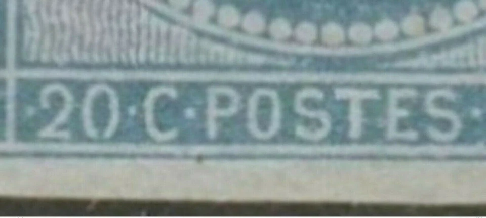 cote-83% RR en ** 1er état POSTFS sur n°14Af laiteux gris bleu de 1854 c 2500€ - Photo 2/3