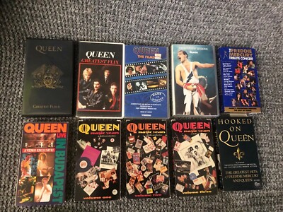 QueenのVHS Queen VHS Lot Of 10 Video Cassette Collection | eBay