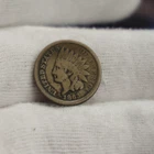 1863 Indian Cent 1c Fine (Cleaned,Scratches)