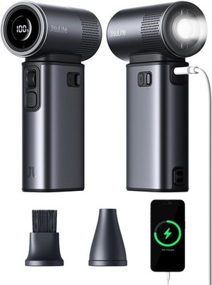 JISULIFE Tragbarer Handventilator Ultra2 9000mAh, 5-in-1, 100 Geschwindigkeiten