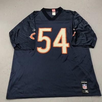 Chicago Bears Jersey Mens XL Blue Orange Reebok On Field Brian