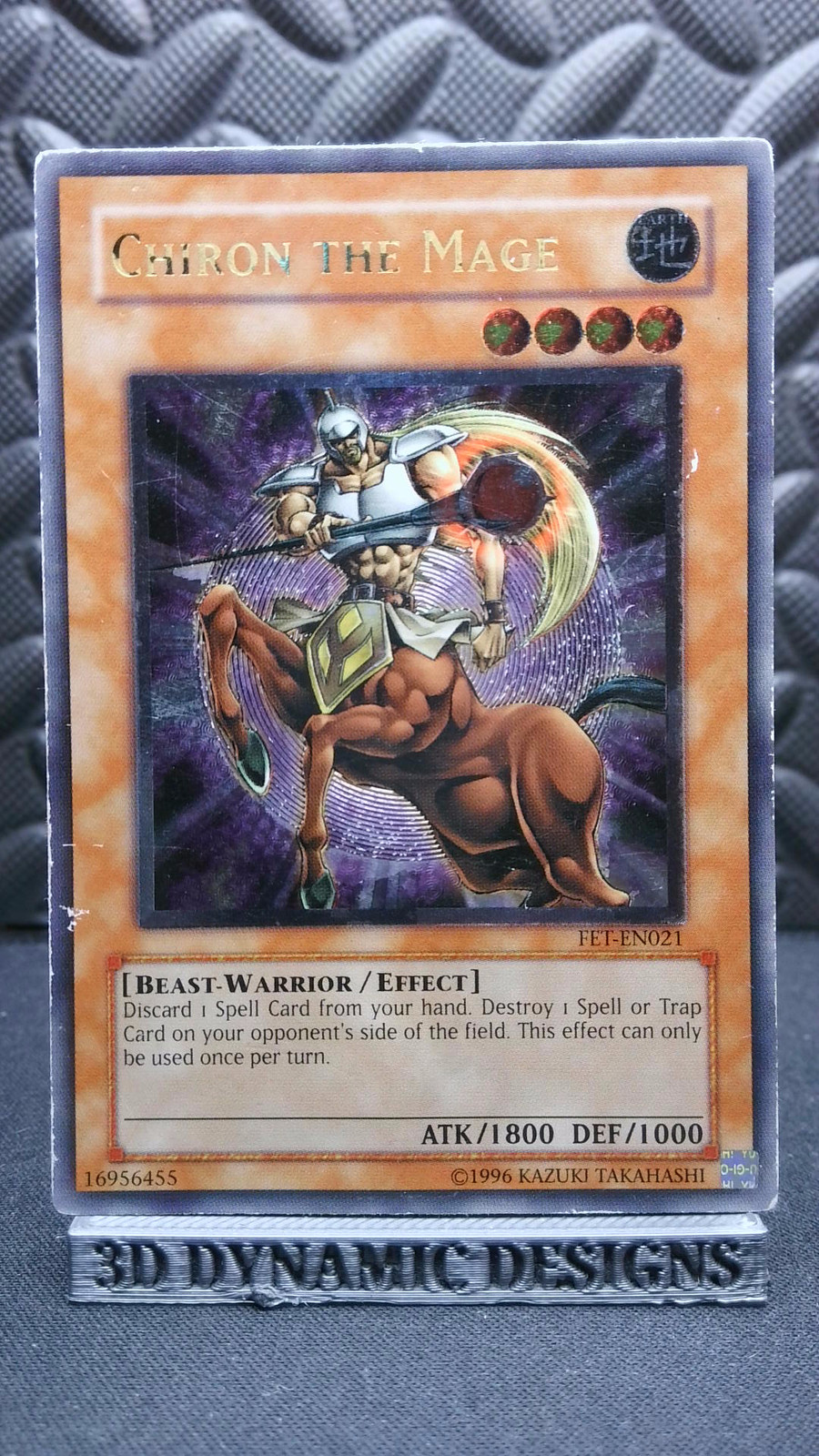 Chiron the Mage FET-EN021 YuGiOh Flaming Eternity trading card — raw and PSA graded price guide