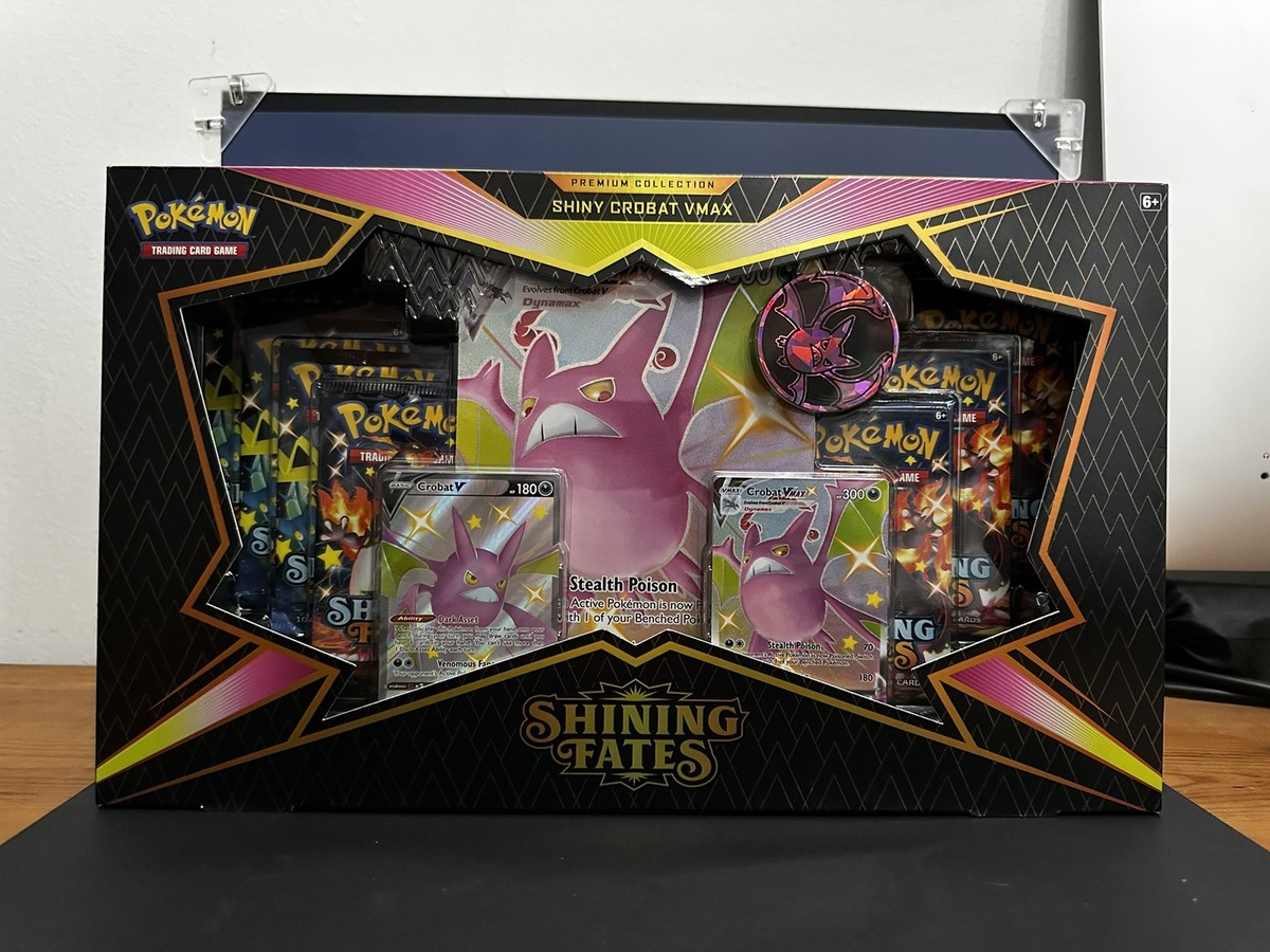 Shining Fates Shiny Crobat VMAX Premium Collection Box Sealed | eBay