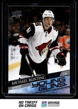 2020-21 Upper Deck Young Guns Michael Bunting #727 Arizona Coyotes