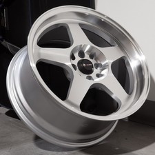 17x8 Silver Machined Wheels Vors Sp1 4x108 30 Set Of 4 73.1
