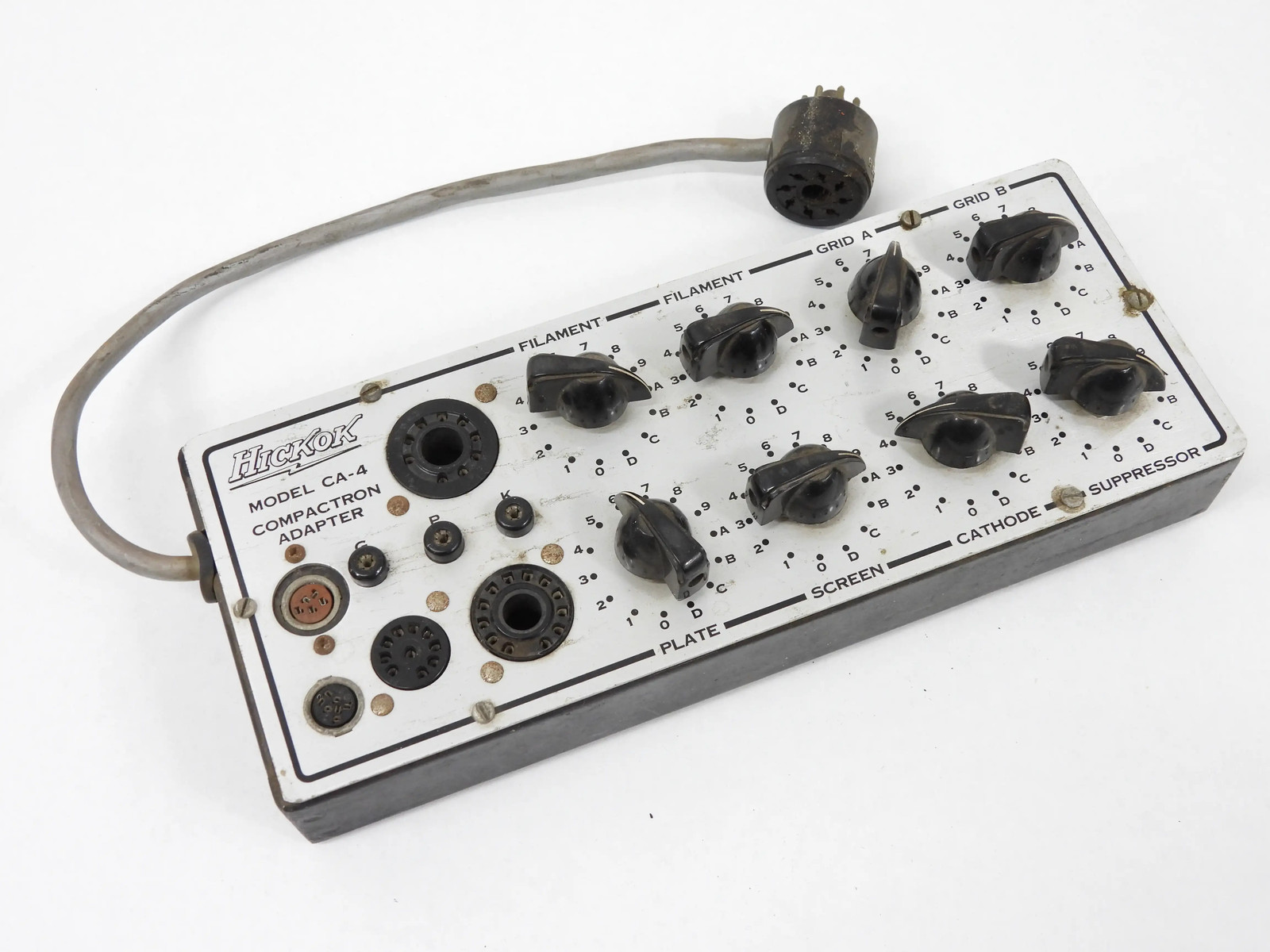Hickok CA-4 Vintage Tube Tester Compactron Adapter 539B 600A 6000 752 750 (nice)