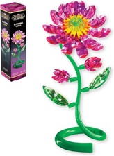 RoseArt Crystal Gem Creations Blooming Lotus Flower Kit, 75 Pieces, Great for A