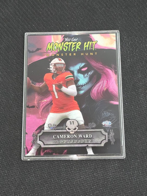 Cameron Ward 2024 Wild Card Monster Hit Haunted Hits PRC MHW-CW 1/1 SSP