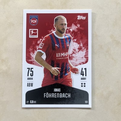 Topps Match Attax Bundesliga 24/25 Jonas Föhrenbach Heidenheim 