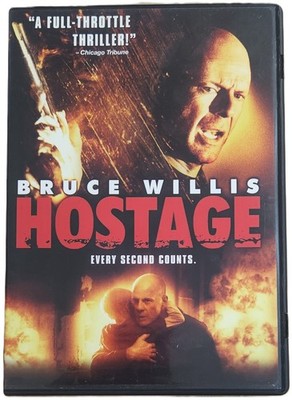Hostage Pre-Owned Used DVD starring Bruce Willis Tested Ships Same Day