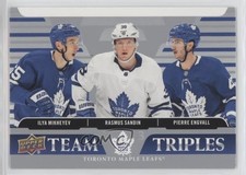 2020-21 Upper Deck Team Triples Ilya Mikheyev Rasmus Sandin Pierre Engvall 14tz