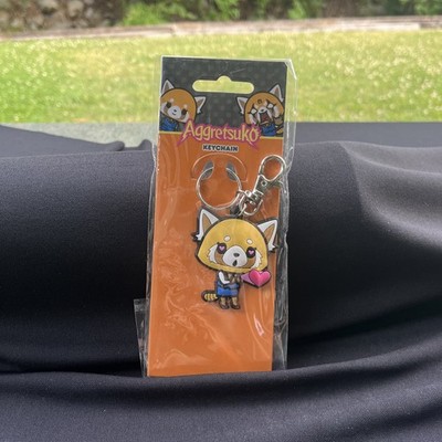 Anime Rubber Keychain - Sanrio Aggretsuko  NEW