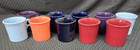 Fiesta Set Of 10 Coffee Cups Mugs Ring Handle Fiestaware Homer Laughlin