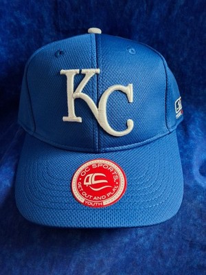 Team MLB By OC Sports Men's OSFA Blue Kansa City Royal Fitted Mesh Hat NWOT