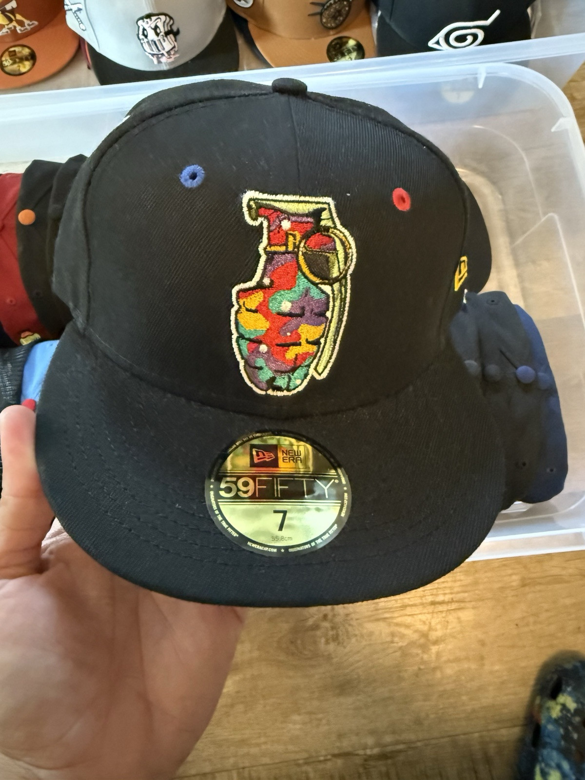Sneaker Politics New Era exclusive, 59fifty hat, size 7, deadstock