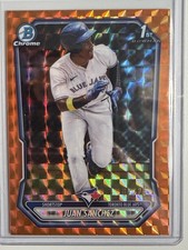 2026 Bowman Baseball Juan Sanchez 1st Bowman Orange Geometric #/25