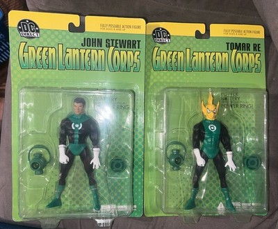 LOT OF 2 Green Lantern Corps  Action Figures  Tomar Re & John Stewart NEW