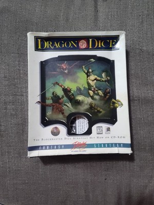 DRAGON DICE PC Game Computer Game 1997 TSR Interplay Fantasy Strategy Magic DnD