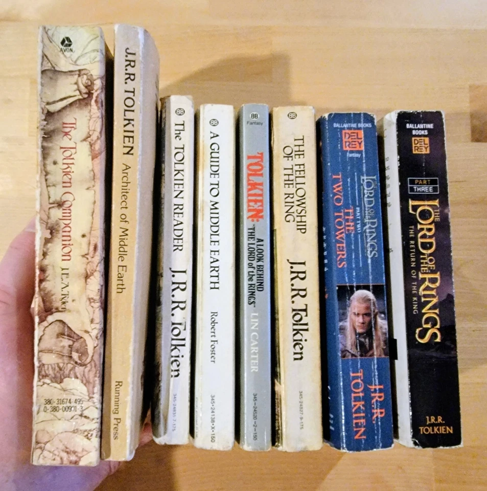 J.R.R. Tolkien Book Lot Tolkien Companion Reader Guide To Middle Earth Architect - Image 3 of 4