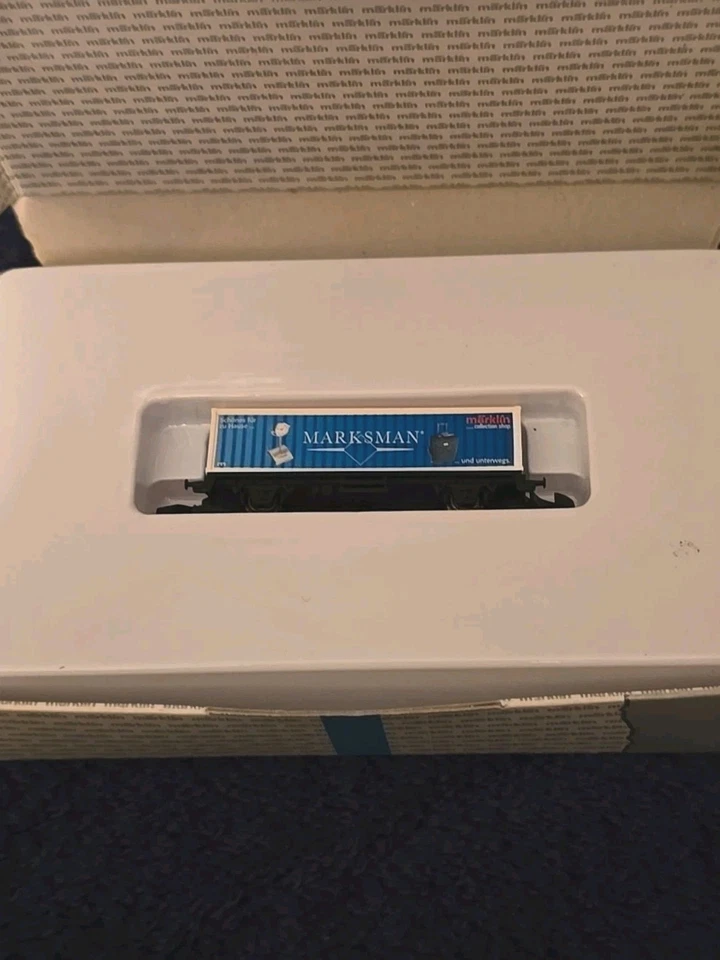 Märklin Z Scale Marksman Container Car 86608 New Old Stock (NOS) - Image 2 of 4