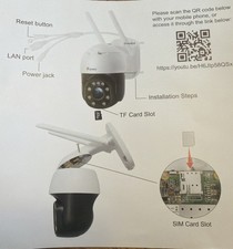 Ctronics Home Security Camera CTIPC-285C-Z5-US4G Outdoor  WiFi 1080P