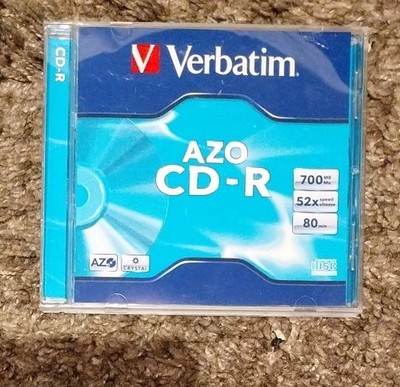 Verbatim AZO Rohlinge CD-R 700MB 52X  80 min AZO Crystal