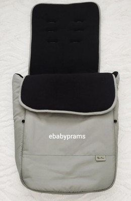 Silver Cross Fußsack / Cosytoes in Salbeigrün für Pop Kinderwagen 