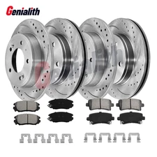 Front Rear Brake Rotors Ceramic Pads Kits  for Chevy Malibu Limited Buick Regal