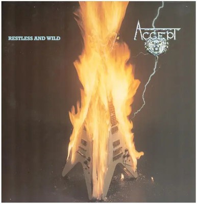 Accept Restless And Wild NEAR MINT Brain Vinyl LP