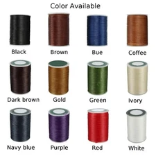 Waxed Thread 0.8mm/78m Polyester Cord String Rope Sewing Stitching Leather-Craft