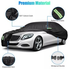 Heavy Duty Waterproof Full Car Cover All Weather Protection Outdoor Dustproof