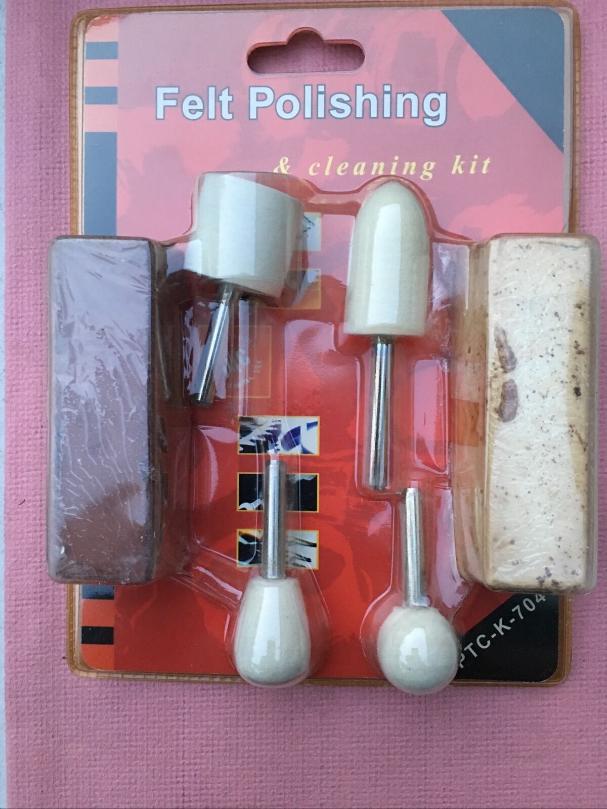 Elegant 6 Pc Felt Polishing Cleaning Limited price Rouge B Kit And With