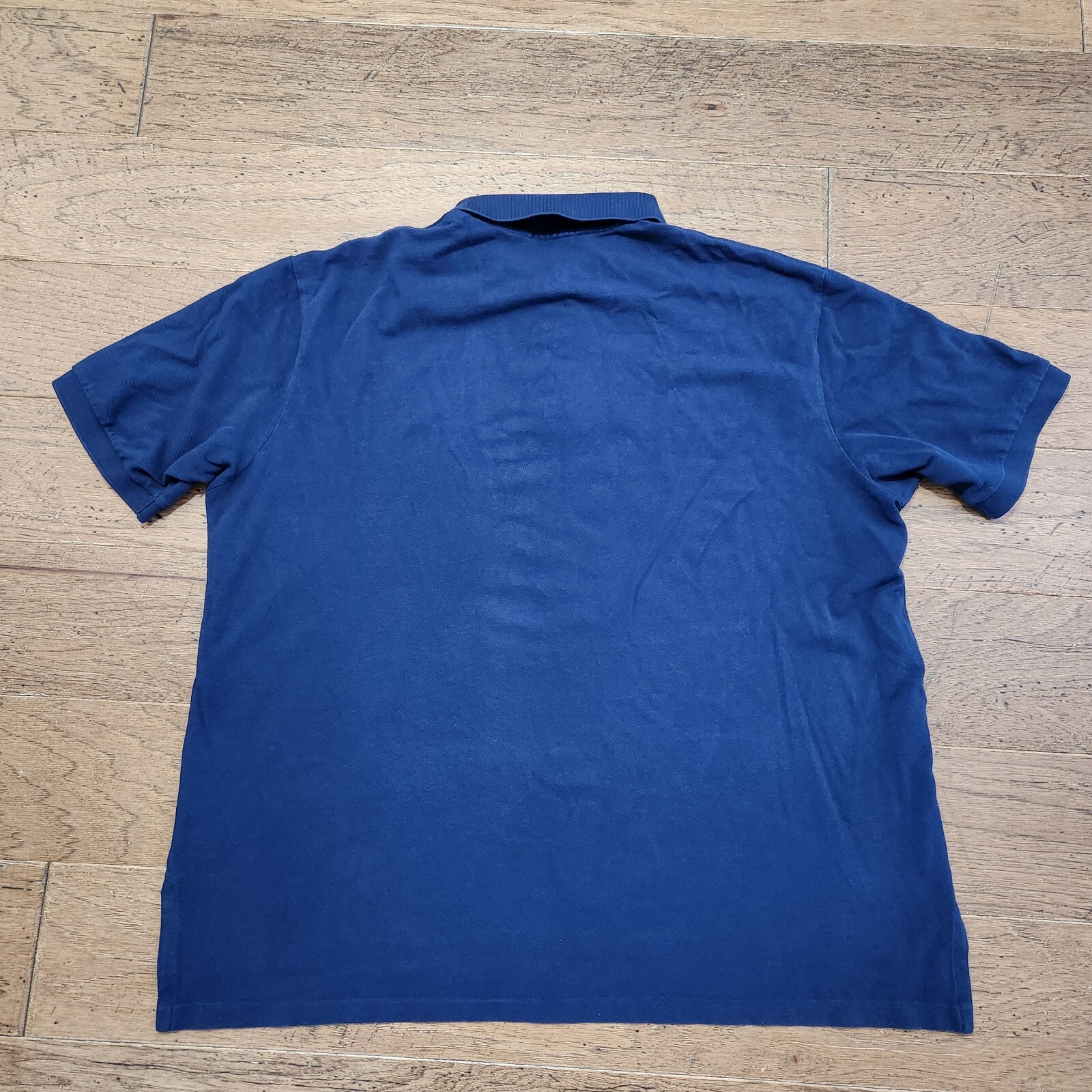 Polo Ralph Lauren Camicia Uomo 2XB Blu Cotone Manica Corta 2X Big Pony