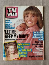 Vintage television - "Australian TV Week" Sep 1988 Kylie Minogue Big Pig pinup