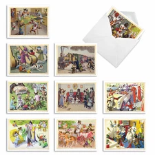 10  Thank You Cards Assortment - CATS ARE PEOPLE TOO M6473TYG
