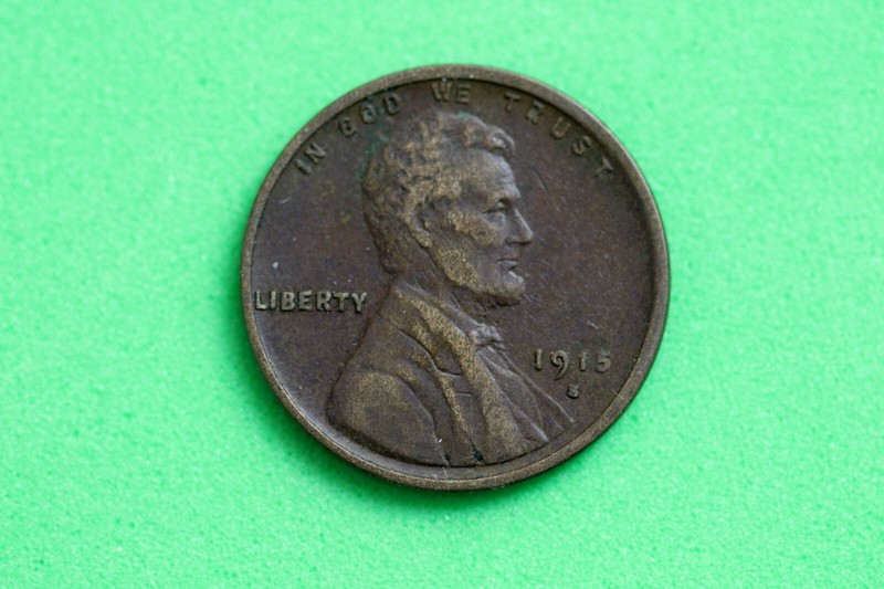 1915 S Lincoln Wheat Cent #M15632