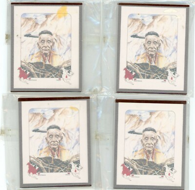 1991 Victoria Gallery Spirit of a Nation (4) Set Lot 10 Native American Indians