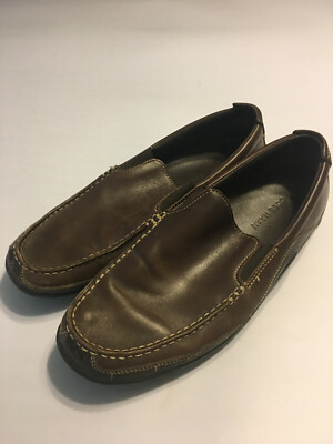 Cole Haan Mens driving Loafers Shoes Size 10 M Brown Leather CO4059 Slip On‎ Cole Haan CO4059 Brown Leather Driving Loafers Men main image 4